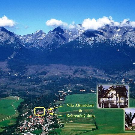 Вилла Rekreacny Dom Altwaldorf Vysoke Tatry Стара-Лесна Экстерьер фото